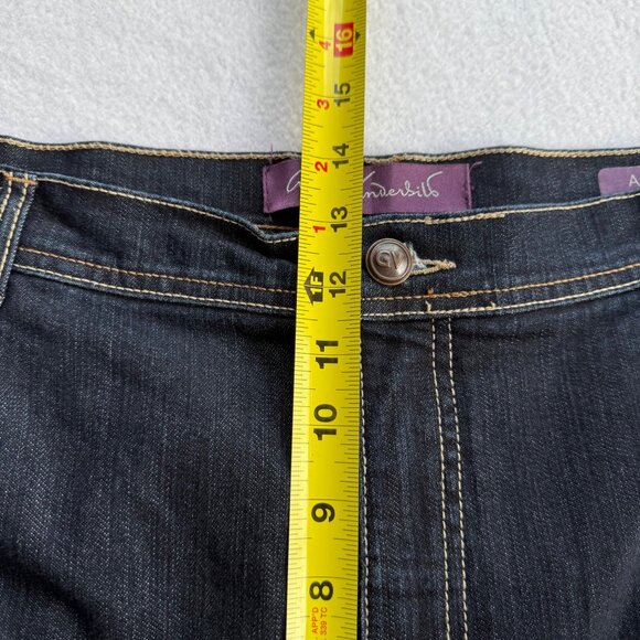 Gloria Vanderbilt Women's Amanda Stretch Blue Denim Jeans Plus Size 20W Average - Picture 8 of 10